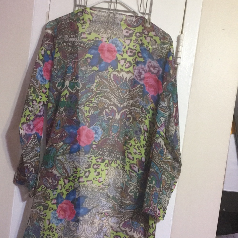 Women Multi Colored Duster